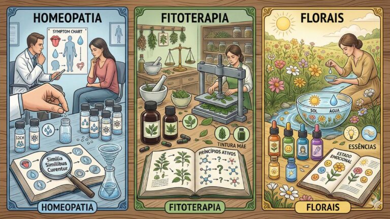 Diferença entre Homeopatia e Outras Terapias Naturais (fitoterapia, florais)!