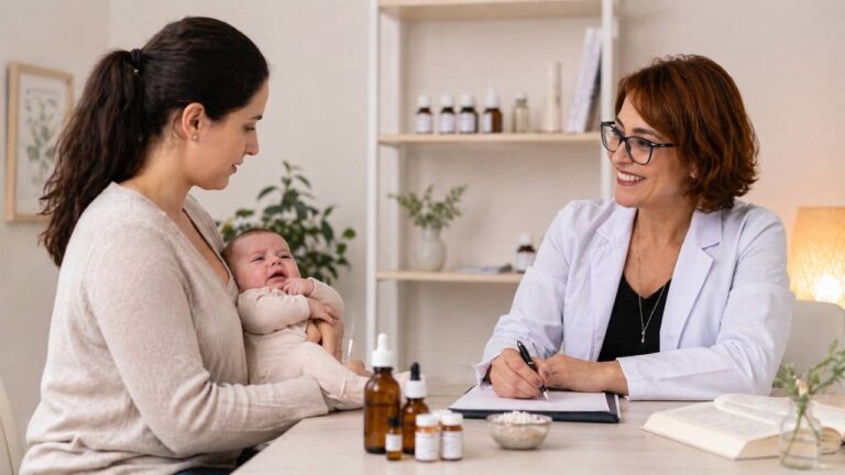 Homeopatia para Refluxo em Bebês: quando considerar e o que esperar do tratamento?